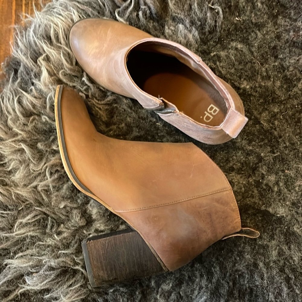 BP Genuine Leather heeled booties 7.5